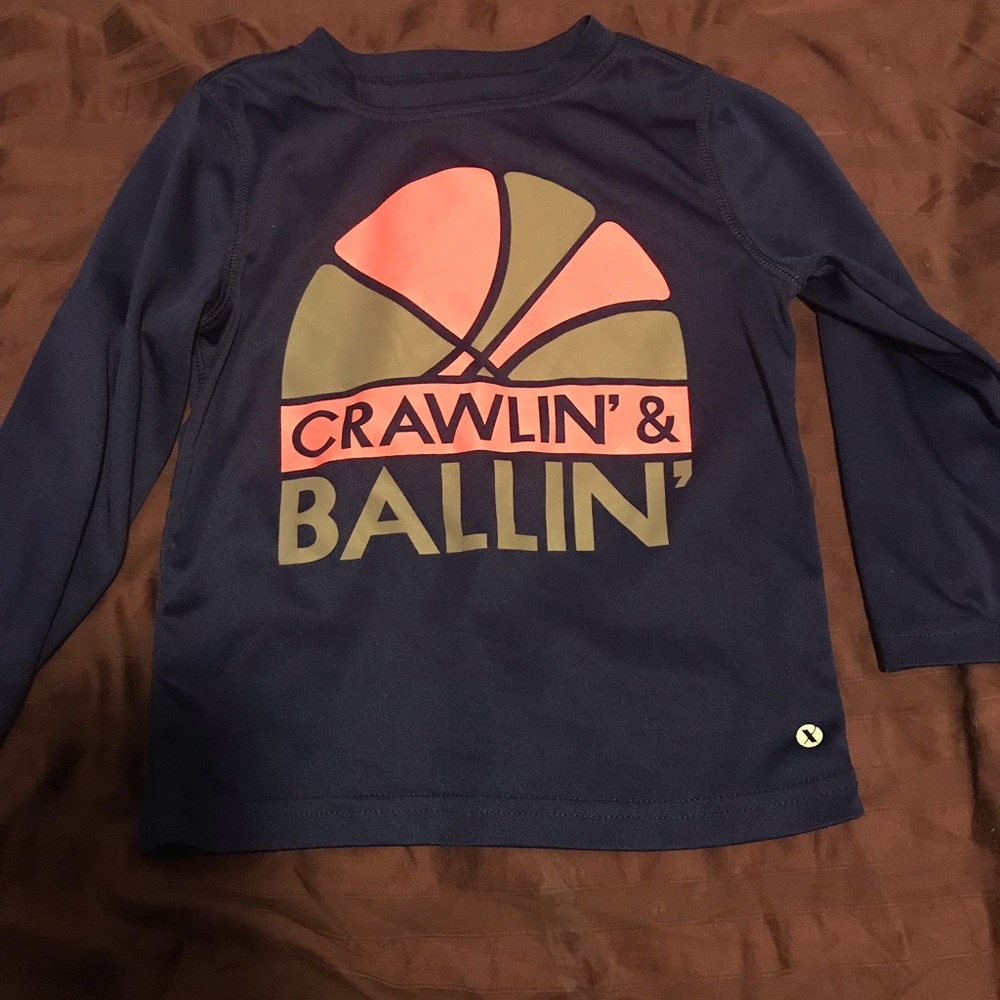 Shirt long sleeve boy 18-24 months dry fit